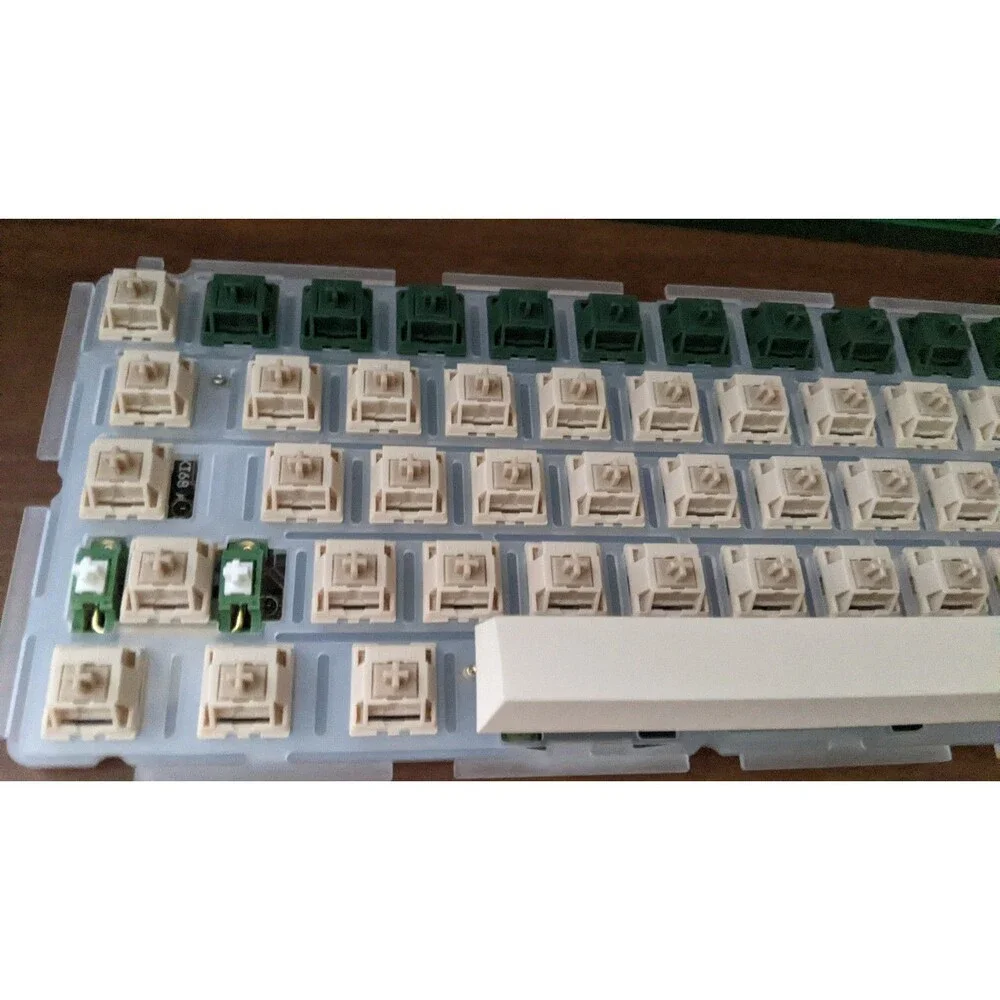 Wuque Studios x Ikki 68 Aurora R2 x Camping green mechanical keyboard BUILT